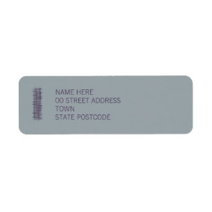 Slate Return Address Label