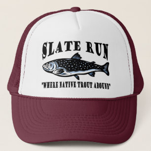 Slate Run Trout Fly Fishing Trucker Hat