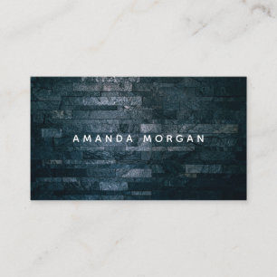 Slate Wall, Modern Style Business Card
