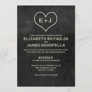 Slate Wedding Invitations