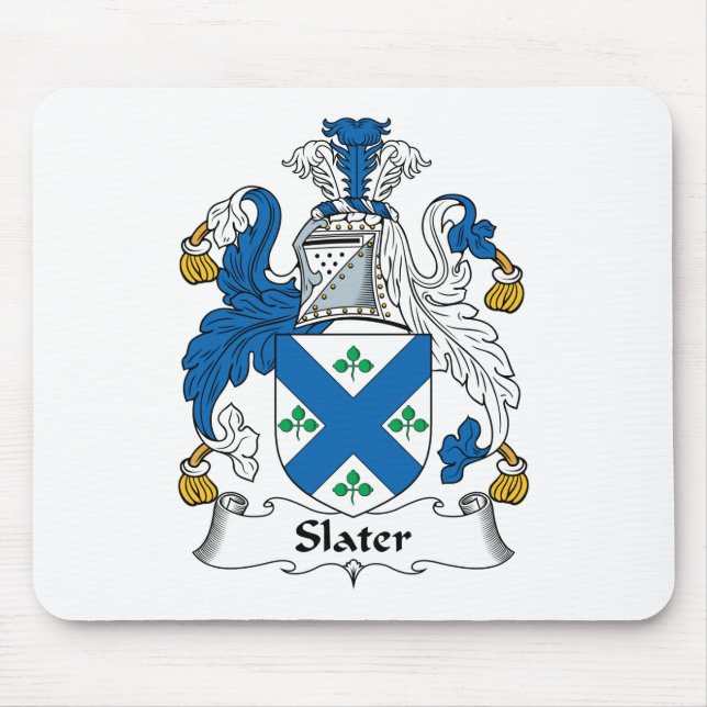 Slater Family Crest Mouse Mat (Front)