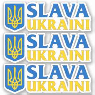 Slava Ukraini слава україні Ukrainian flag