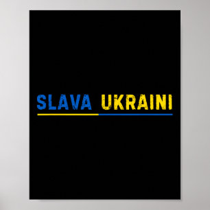 Slava Ukraini Glory To Ukraine 1  Poster