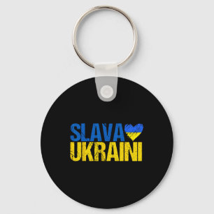Slava Ukraini Glory To Ukraine Key Ring