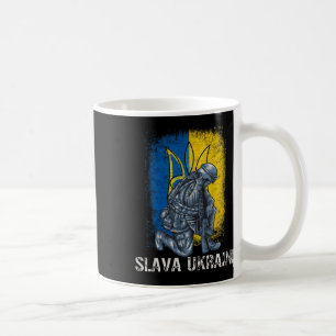 Slava Ukraini Glory To Ukraine Pro Ukraine Trident Coffee Mug