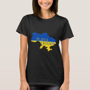 Slava Ukraini Glory To Ukraine Support Ukraine T-Shirt
