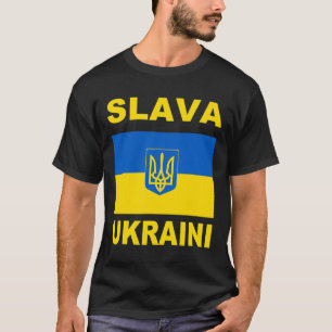 Slava Ukraini Glory To Ukraine Support Ukrainian F T-Shirt
