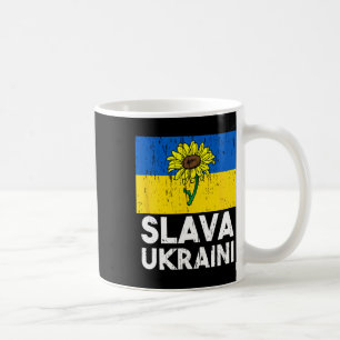 Slava Ukraini Sunflower Stand With Ukraine Mens Wo Coffee Mug