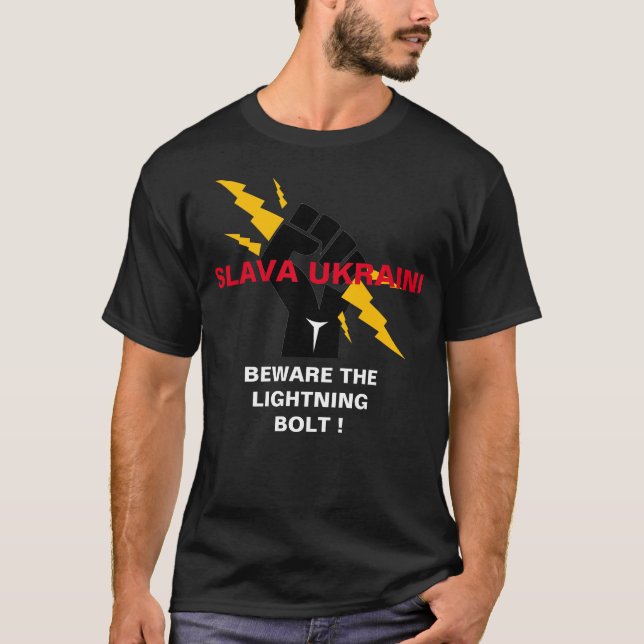 SLAVA UKRAINI T-Shirt (Front)