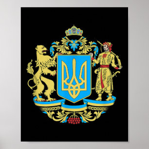 Slava Ukraini Ukraine Logo Ukrainian Gifts Apparel Poster