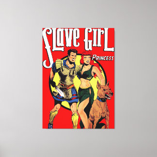 Slave Girl Beautiful Princess Vintage Canvas Print