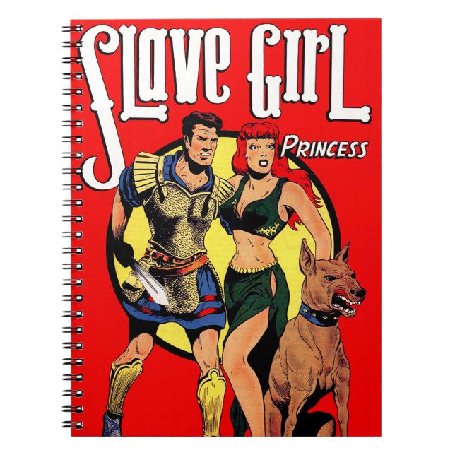 Slave Girl Beautiful Princess Vintage Comics Notebook (Front)