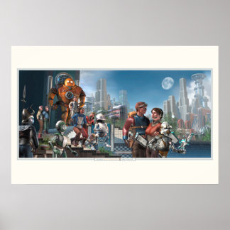 Slaves of the Switchboard of Doom (30x20") Poster