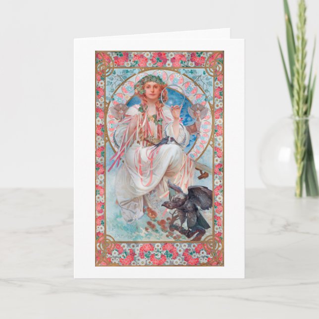 Slavia, Mucha Card (Front)