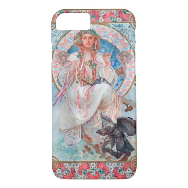 Slavia, Mucha Case-Mate iPhone Case (Back)