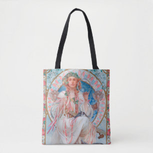 Slavia, Mucha Tote Bag