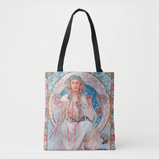 Slavia, Mucha Tote Bag (Front)