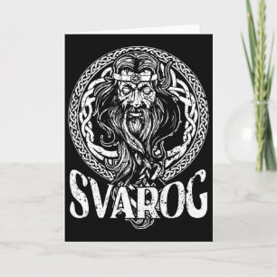 Slavic Celestial Being Craftsmanship Pagan Slavs P Card