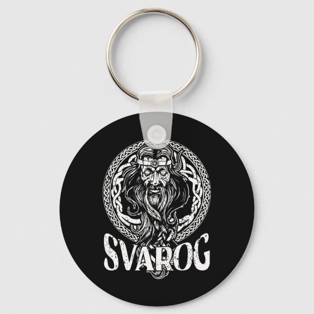 Slavic Celestial Being Craftsmanship Pagan Slavs P Key Ring (Front)