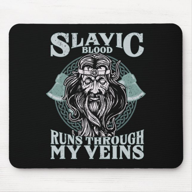 Slavic Celestial Being Craftsmanship Pagan Slavs P Mouse Mat (Front)
