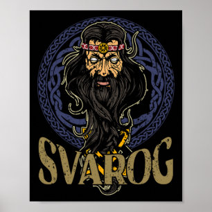 Slavic Celestial Being Craftsmanship Pagan Slavs P Poster