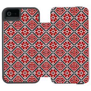 Slavic Ethnic Embroidery, Balkan Traditional Incipio Watson™ iPhone 5 Wallet Case