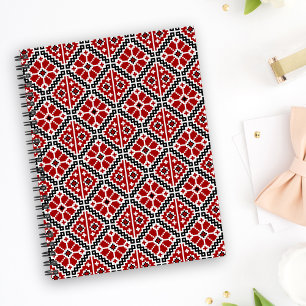 Slavic Ethnic Embroidery, Balkan Traditional Notebook
