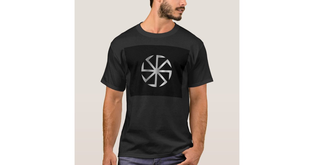 Slavik religion- The Kolovrat symbol T-Shirt | Zazzle