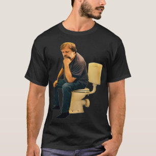 Slavoj Zizek on toilet T-Shirt