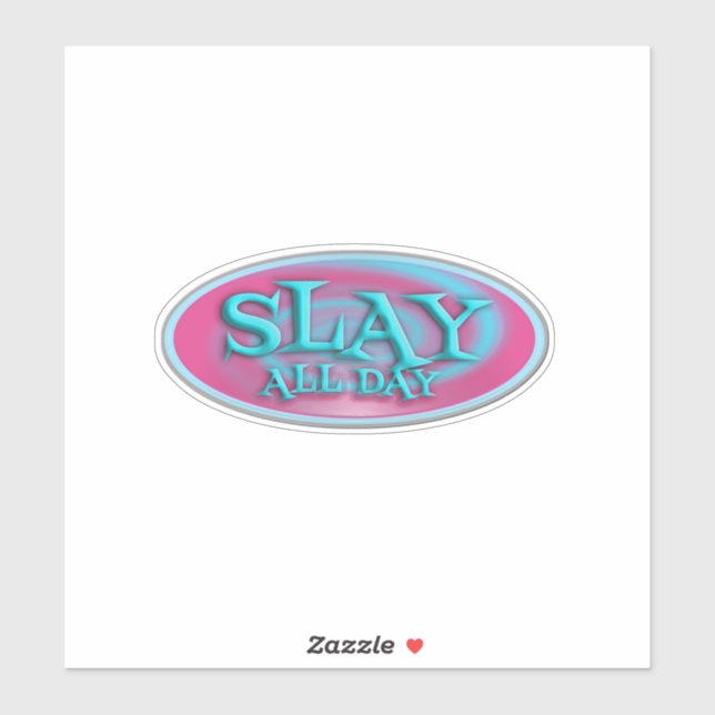 Slay All Day Vintage Throwback Art  (Sheet)