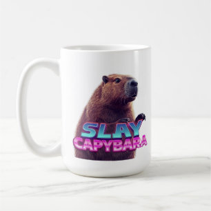 Slay Capybara Funny Animal Meme Gift Coffee Mug