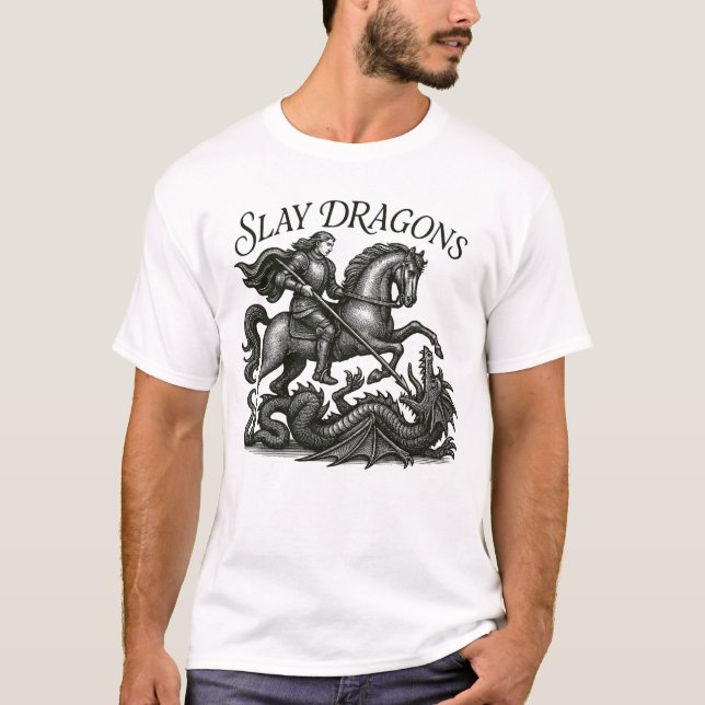 Slay Dragons T-Shirt (Front)