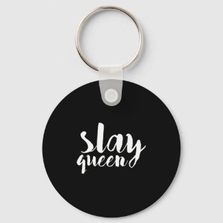Slay Queen Print Key Ring