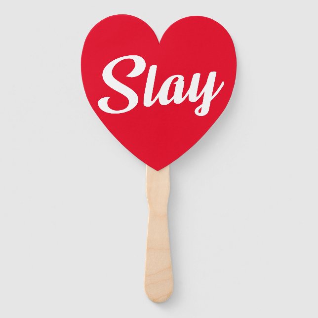 SLAY RAINBOW HAND FAN (Front)