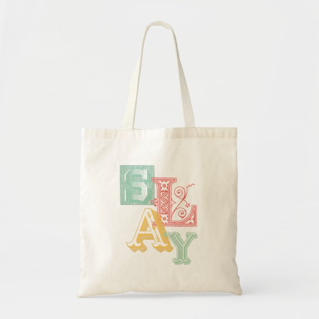 Slay - slang popular word tote bag (Front)