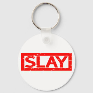Slay Stamp Key Ring