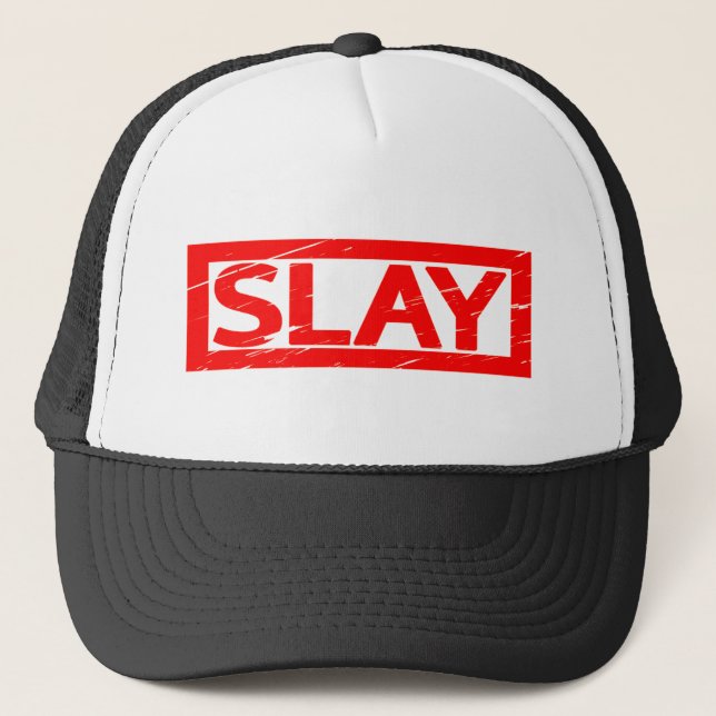 Slay Stamp Trucker Hat (Front)