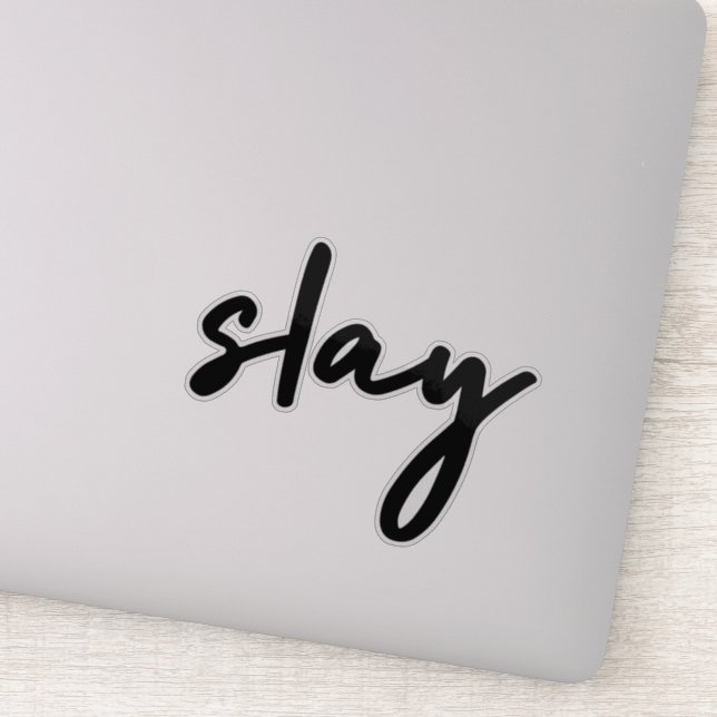 Slay | Trendy Stylish Modern Minimalist Laptop (Detail)