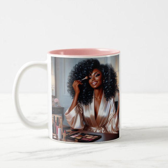 "Slay While You Sip" Makeup Mug (Left)