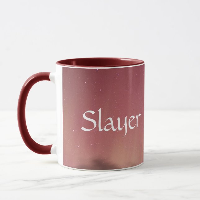 Slayer of Words Coffee Mug (Left)