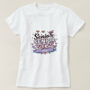 Slayin' Senior 2025 – Cute Graduation Shirt