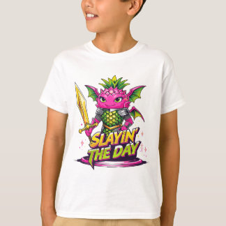 Slayin the Day: Warrior Dragonfruit Hero T-Shirt
