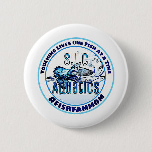 slc aquatics 6 cm round badge