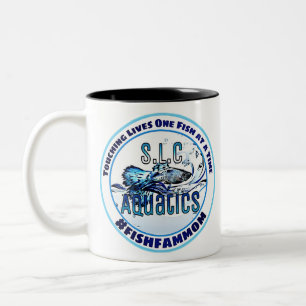 slc aquatics Two-Tone coffee mug