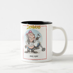 sleazy ryder Two-Tone coffee mug