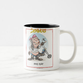 sleazy ryder Two-Tone coffee mug