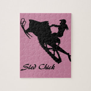 Sled Chick Jigsaw Puzzle