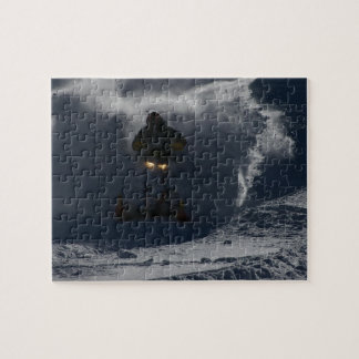 Sled landing puzzle