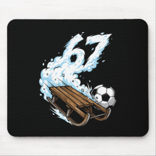 Sled Soccer 67 Snow Speed Funny Winter Sports Mouse Mat