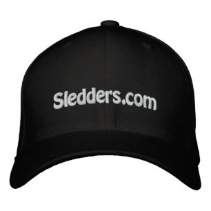 Sledders.com Black FlexFit Hat